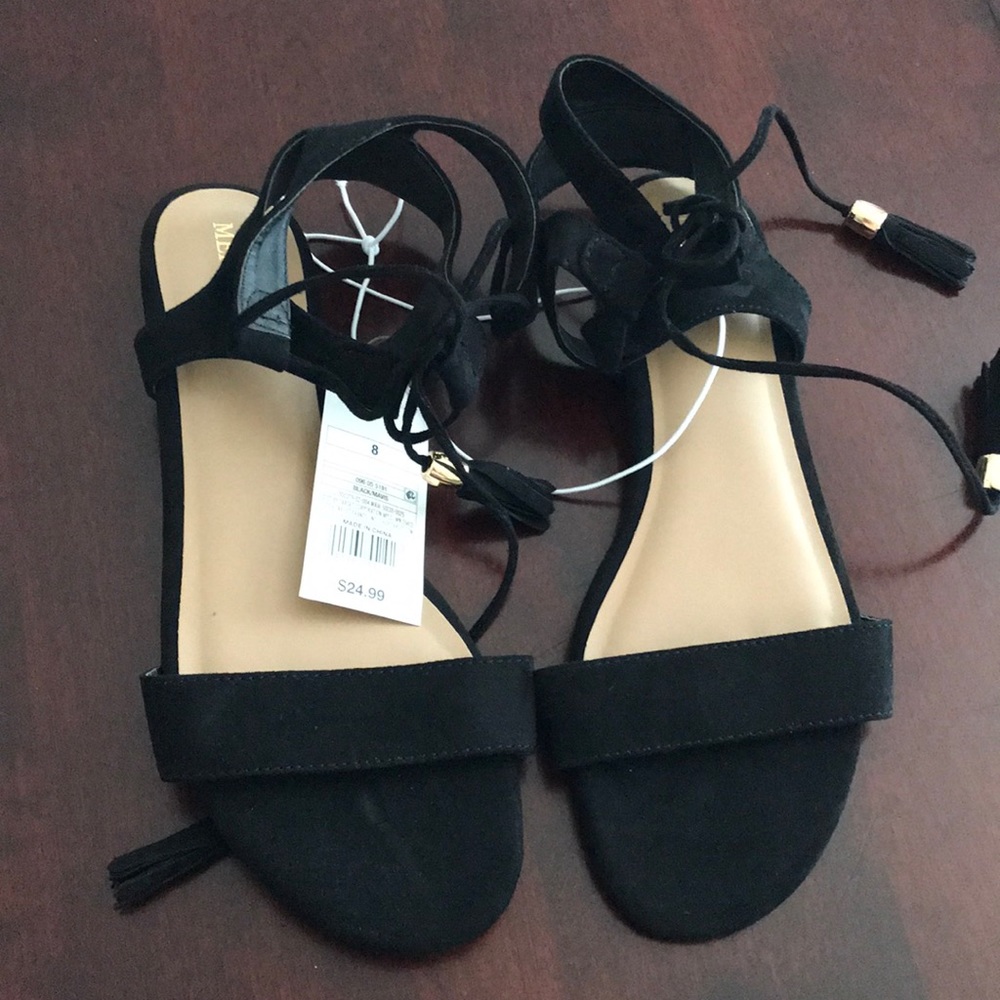 Lace up sandals